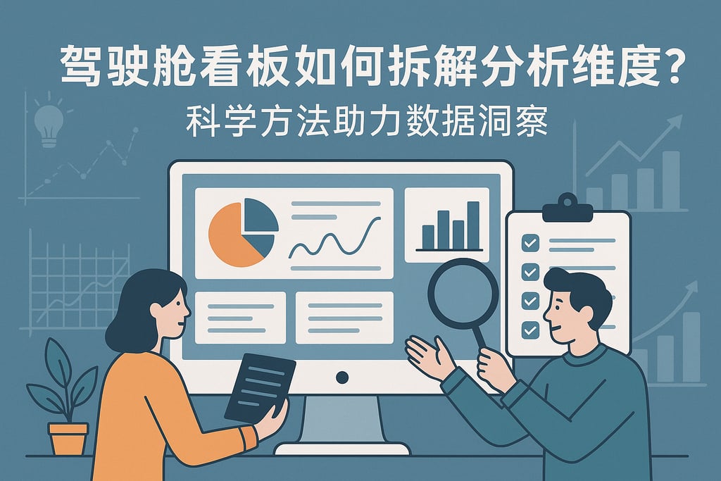 驾驶舱看板如何拆解分析维度？科学方法助力数据洞察