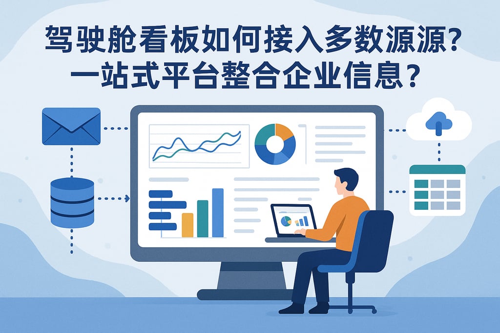 驾驶舱看板如何接入多数据源？一站式平台整合企业信息