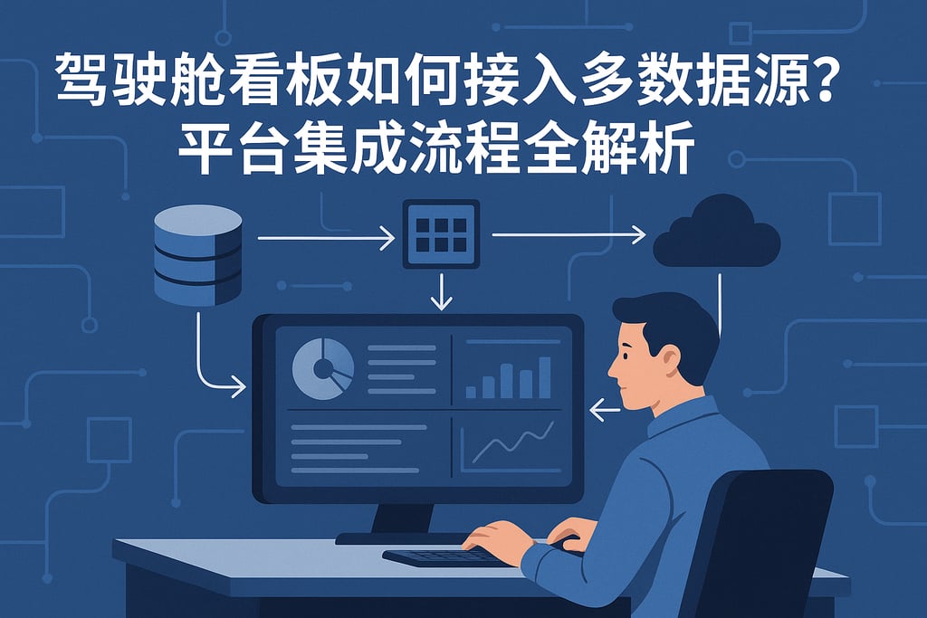 驾驶舱看板如何接入多数据源？平台集成流程全解析