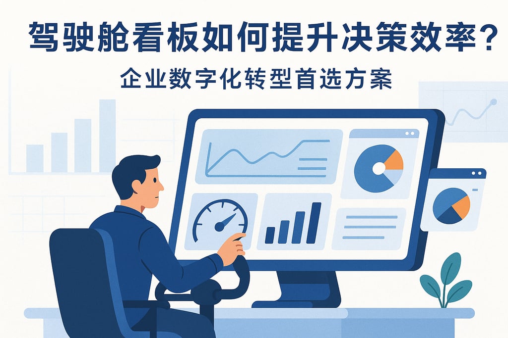 驾驶舱看板如何提升决策效率？企业数字化转型首选方案