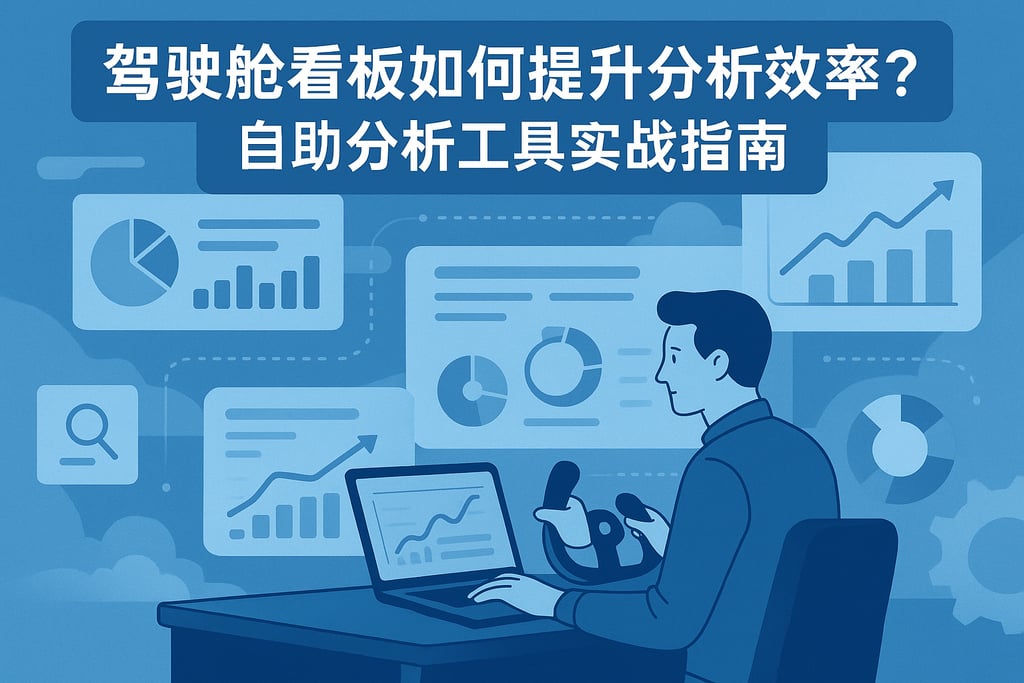 驾驶舱看板如何提升分析效率？自助分析工具实战指南