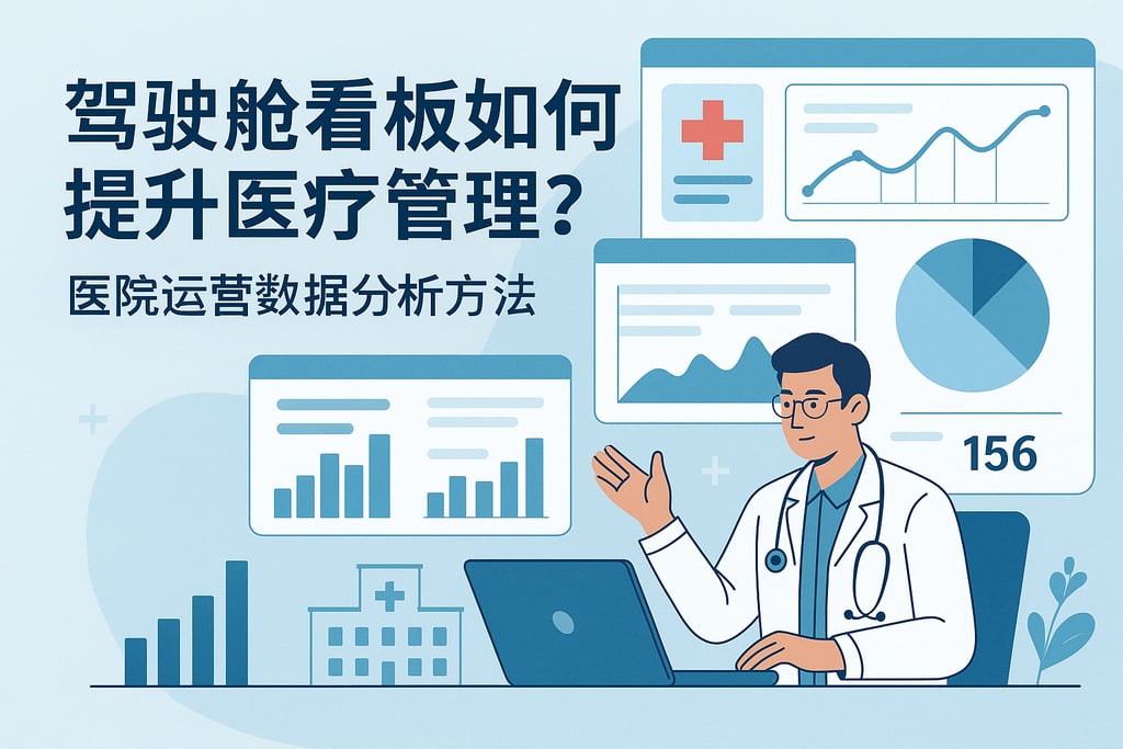 驾驶舱看板如何提升医疗管理？医院运营数据分析方法