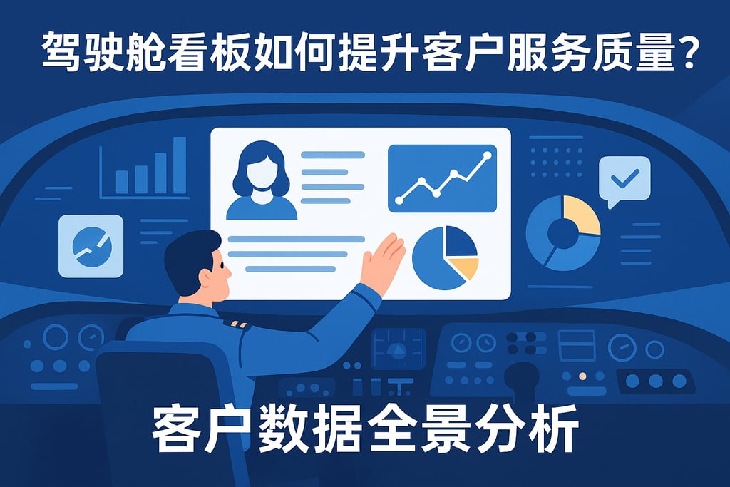驾驶舱看板如何提升客户服务质量？客户数据全景分析