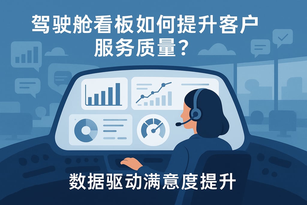 驾驶舱看板如何提升客户服务质量？数据驱动满意度提升