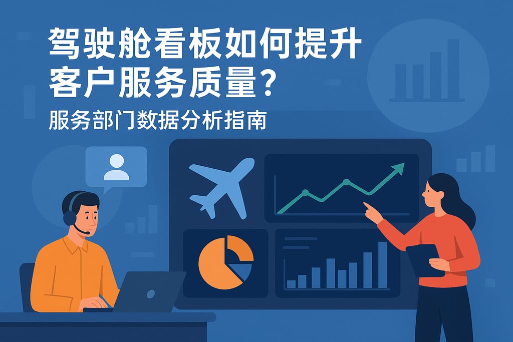 驾驶舱看板如何提升客户服务质量？服务部门数据分析指南