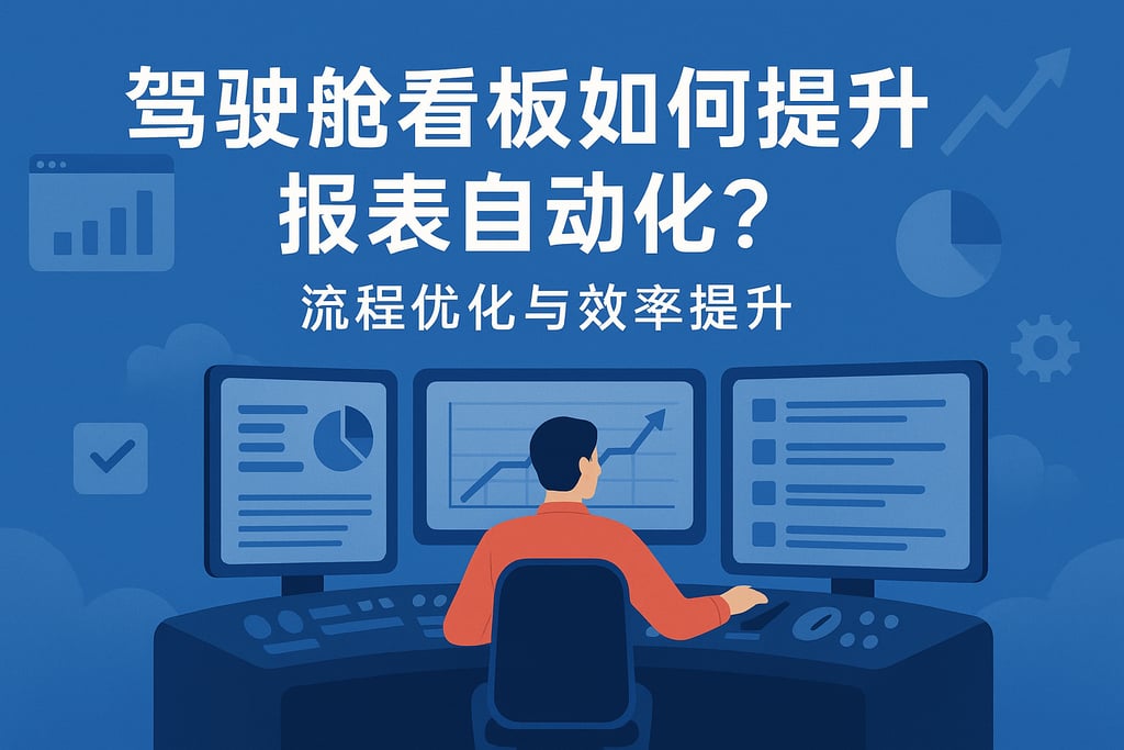 驾驶舱看板如何提升报表自动化？流程优化与效率提升
