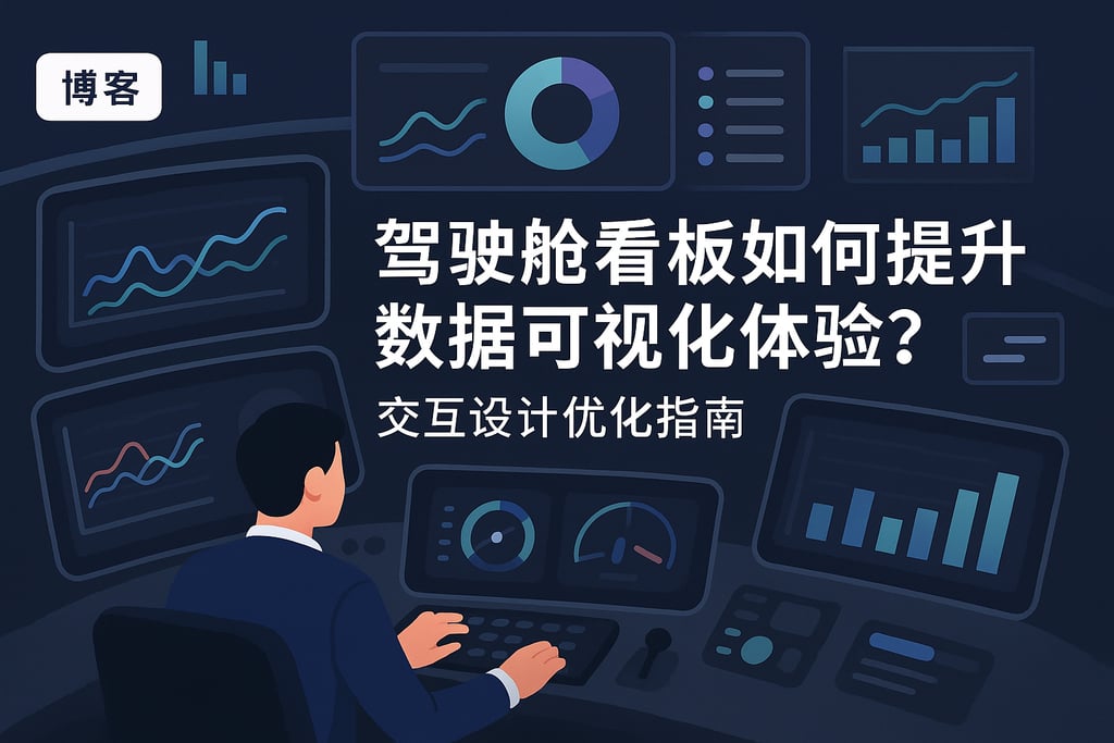 驾驶舱看板如何提升数据可视化体验？交互设计优化指南