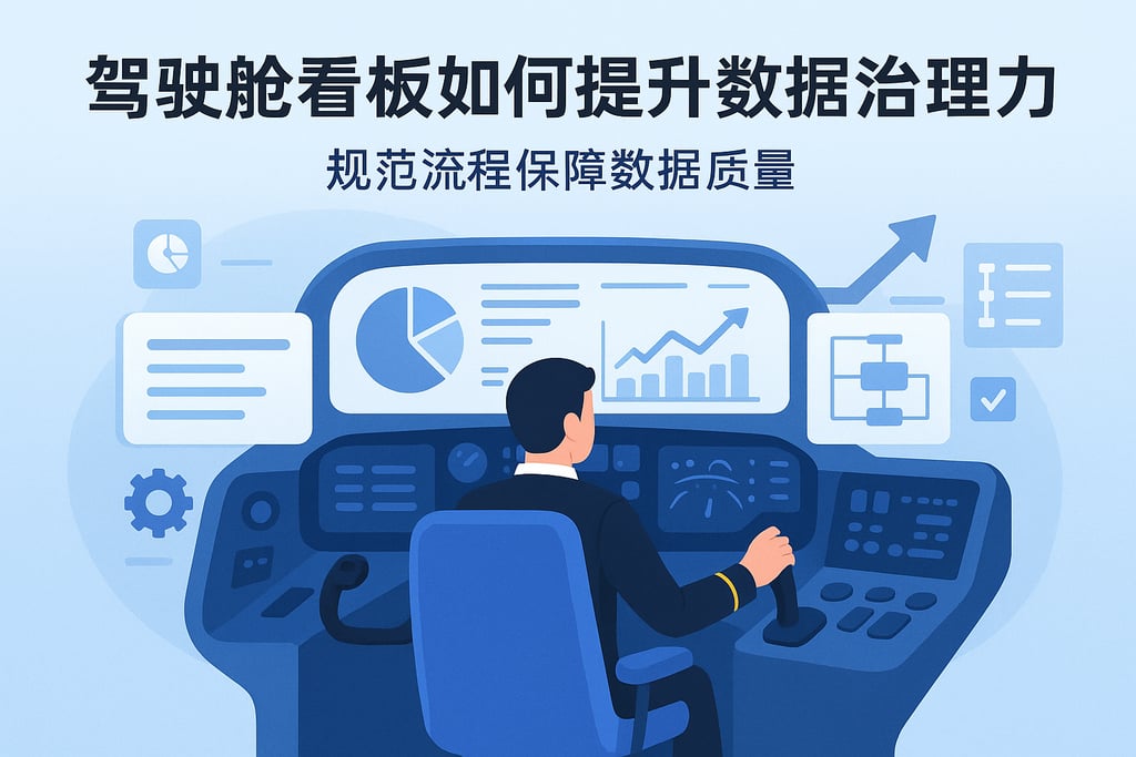 驾驶舱看板如何提升数据治理能力？规范流程保障数据质量
