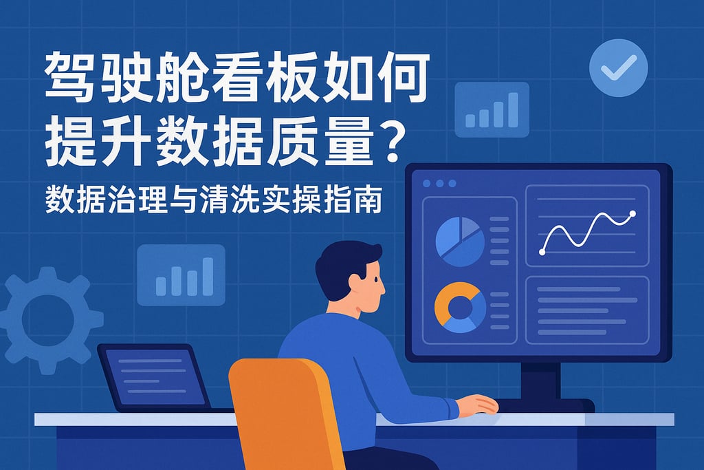 驾驶舱看板如何提升数据质量？数据治理与清洗实操指南