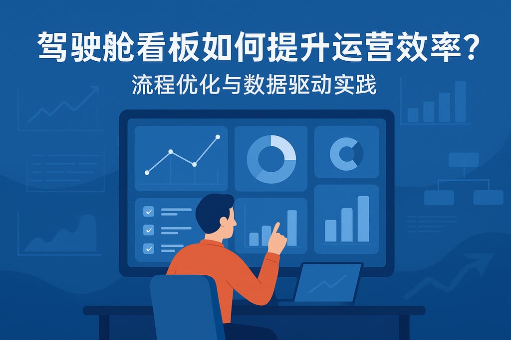 驾驶舱看板如何提升运营效率？流程优化与数据驱动实践