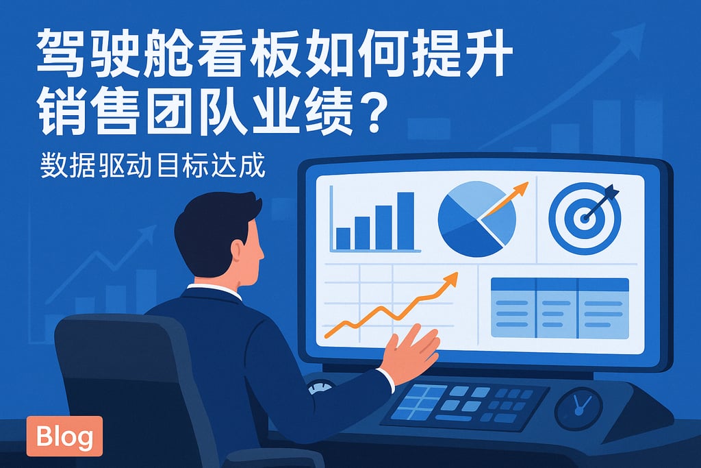 驾驶舱看板如何提升销售团队业绩？数据驱动目标达成