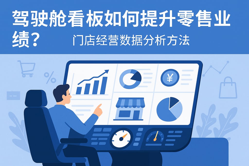 驾驶舱看板如何提升零售业绩？门店经营数据分析方法