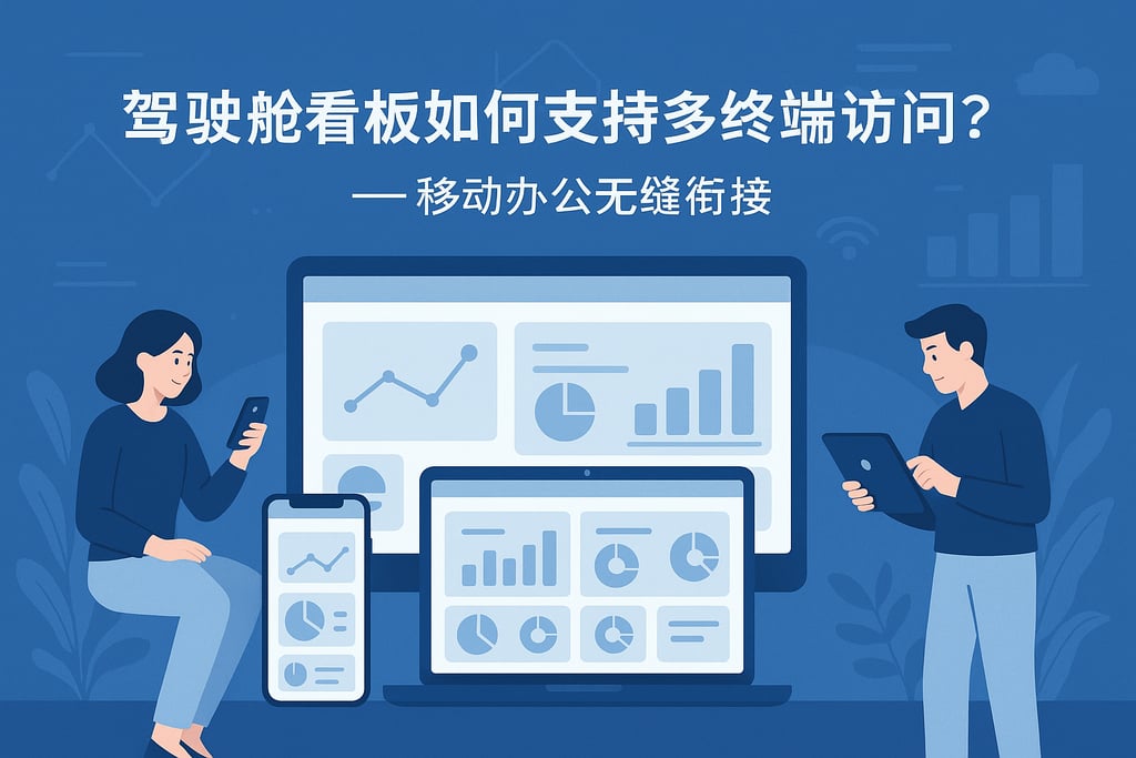 驾驶舱看板如何支持多终端访问？移动办公无缝衔接