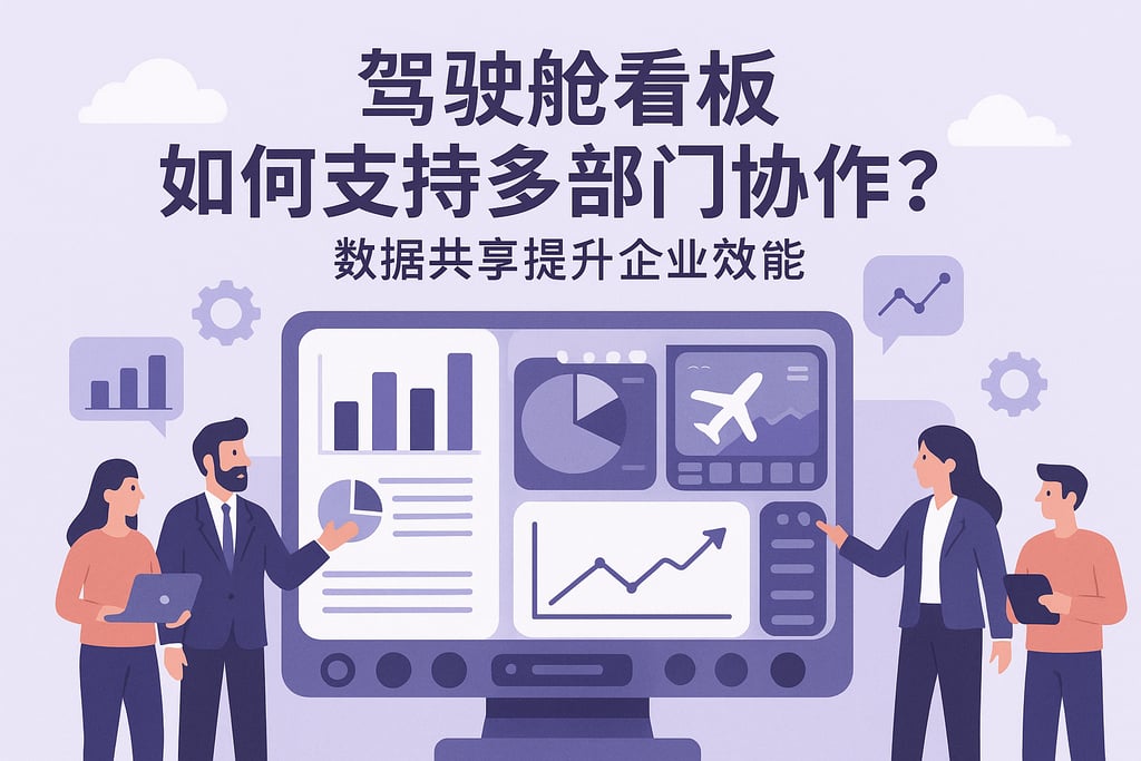 驾驶舱看板如何支持多部门协作？数据共享提升企业效能