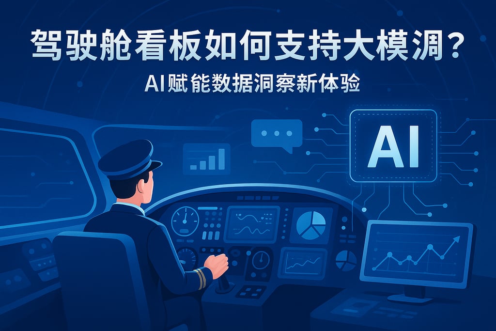 驾驶舱看板如何支持大模型分析？AI赋能数据洞察新体验
