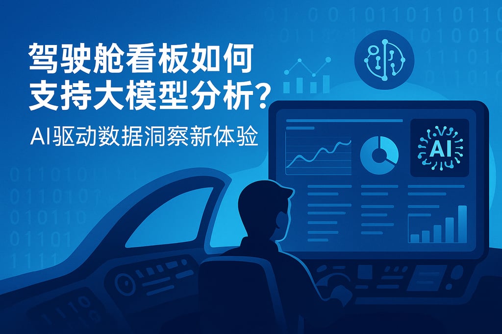 驾驶舱看板如何支持大模型分析？AI驱动数据洞察新体验