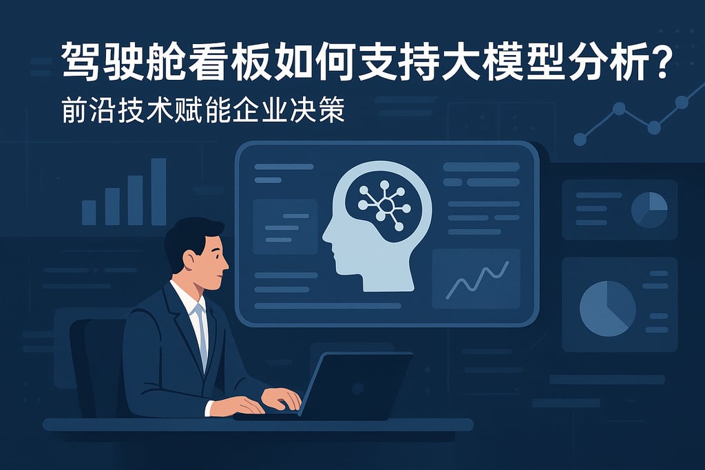 驾驶舱看板如何支持大模型分析？前沿技术赋能企业决策