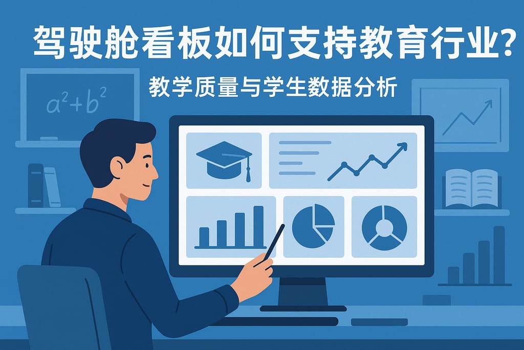 驾驶舱看板如何支持教育行业？教学质量与学生数据分析