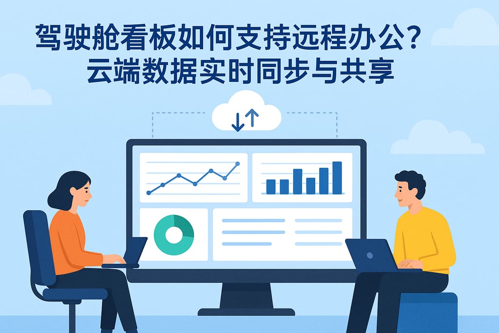 驾驶舱看板如何支持远程办公？云端数据实时同步与共享