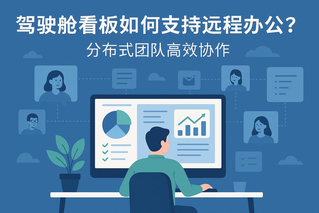 驾驶舱看板如何支持远程办公？分布式团队高效协作