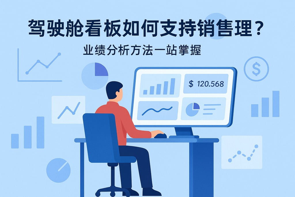 驾驶舱看板如何支持销售管理？业绩分析方法一站掌握