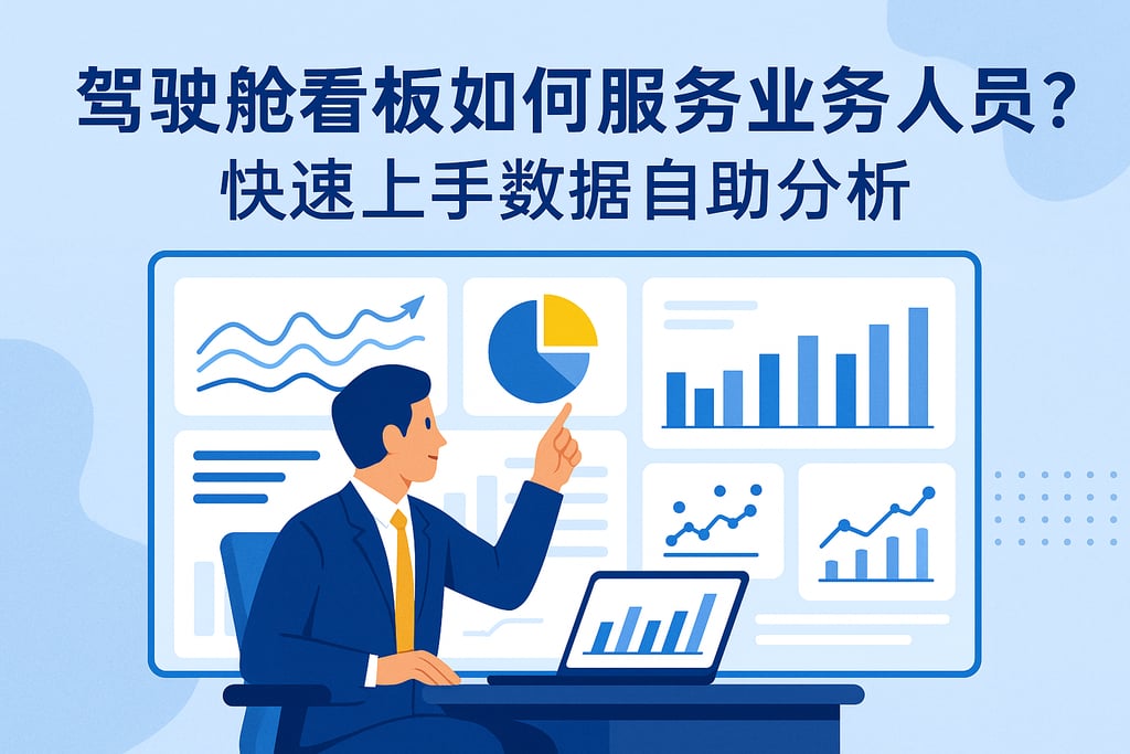 驾驶舱看板如何服务业务人员？快速上手数据自助分析