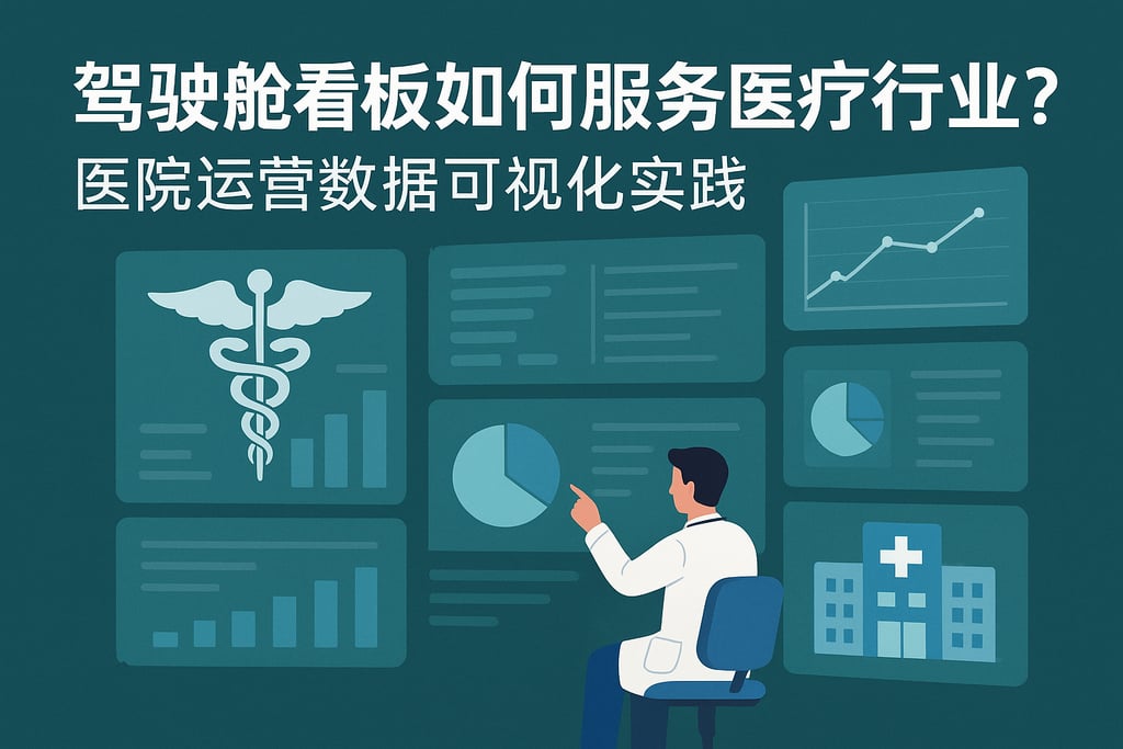 驾驶舱看板如何服务医疗行业？医院运营数据可视化实践