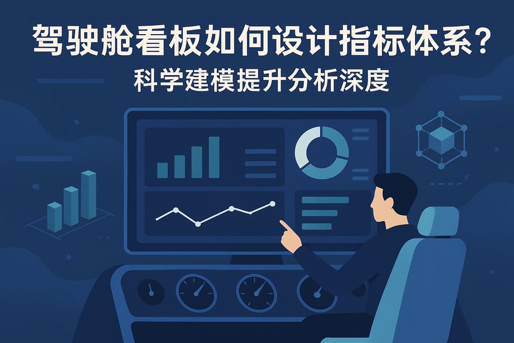 驾驶舱看板如何设计指标体系？科学建模提升分析深度