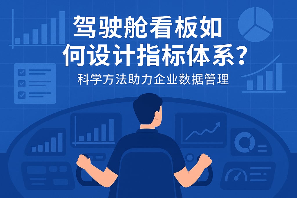 驾驶舱看板如何设计指标体系？科学方法助力企业数据管理
