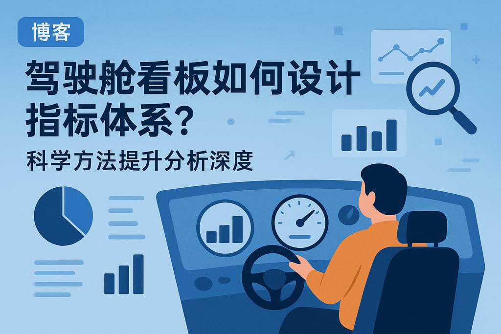 驾驶舱看板如何设计指标体系？科学方法提升分析深度