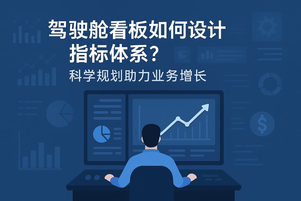 驾驶舱看板如何设计指标体系？科学规划助力业务增长