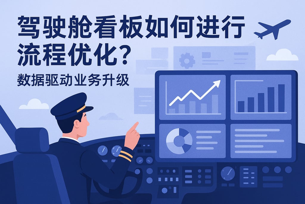 驾驶舱看板如何进行流程优化？数据驱动业务升级