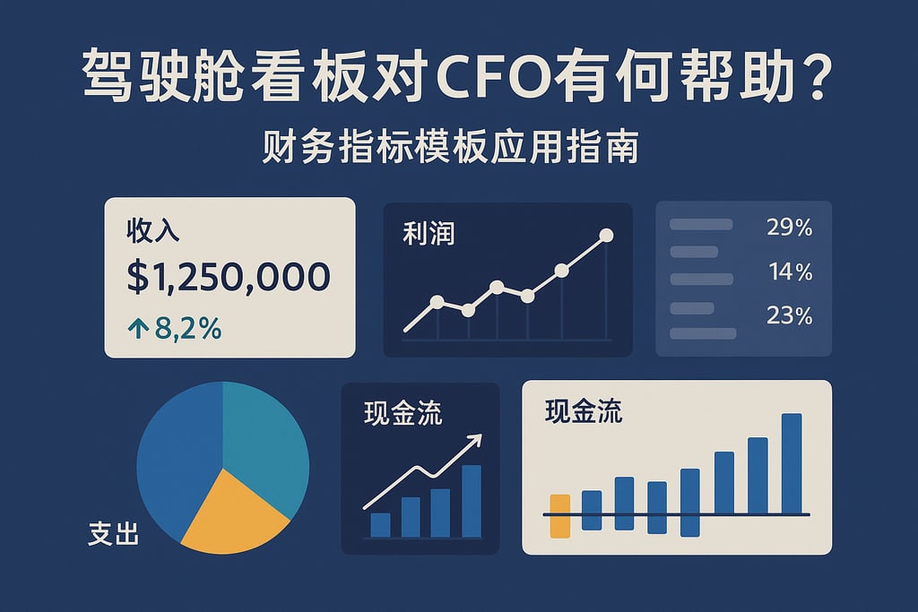 驾驶舱看板对CFO有何帮助？财务指标模板应用指南