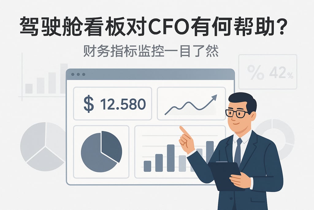 驾驶舱看板对CFO有何帮助？财务指标监控一目了然