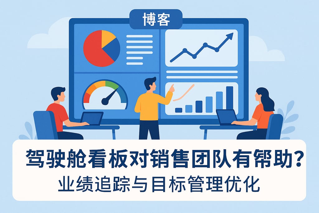 驾驶舱看板对销售团队有何帮助？业绩追踪与目标管理优化