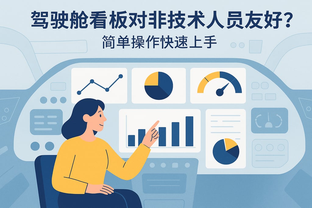 驾驶舱看板对非技术人员友好吗？简单操作快速上手