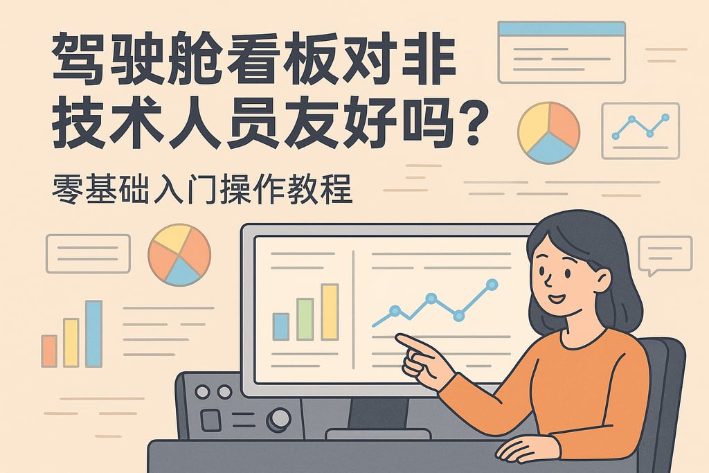 驾驶舱看板对非技术人员友好吗？零基础入门操作教程