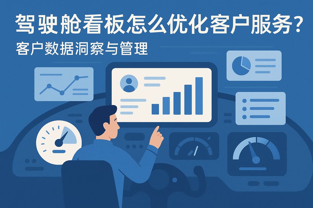驾驶舱看板怎么优化客户服务？客户数据洞察与管理