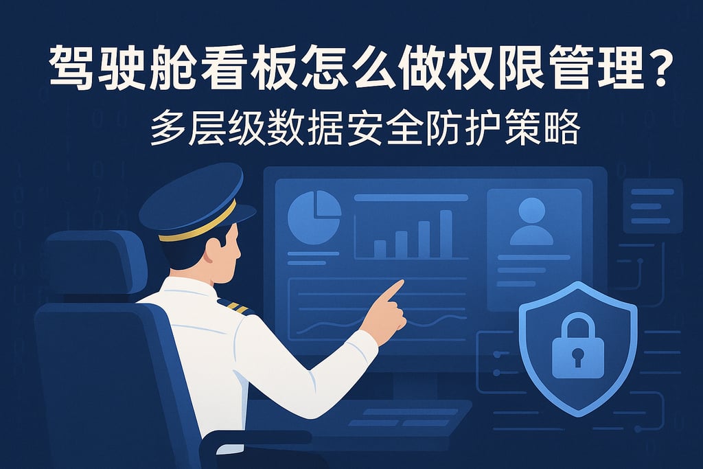 驾驶舱看板怎么做权限管理？多层级数据安全防护策略