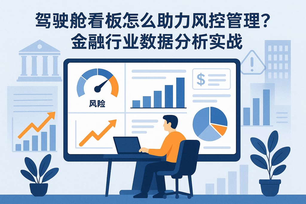 驾驶舱看板怎么助力风控管理？金融行业数据分析实战