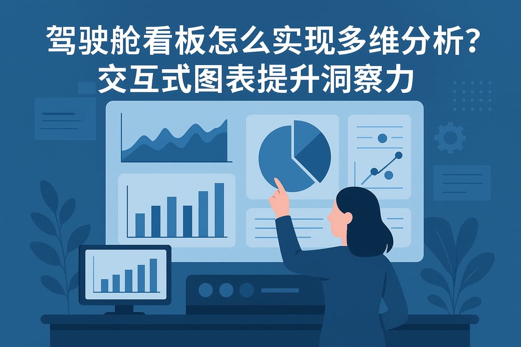 驾驶舱看板怎么实现多维分析？交互式图表提升洞察力
