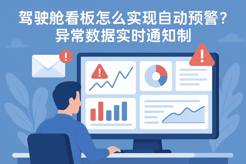 驾驶舱看板怎么实现自动预警？异常数据实时通知机制