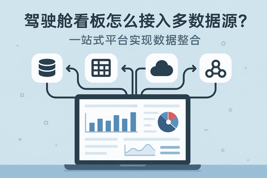 驾驶舱看板怎么接入多数据源？一站式平台实现数据整合
