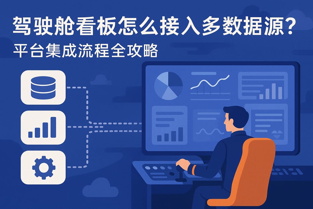 驾驶舱看板怎么接入多数据源？平台集成流程全攻略