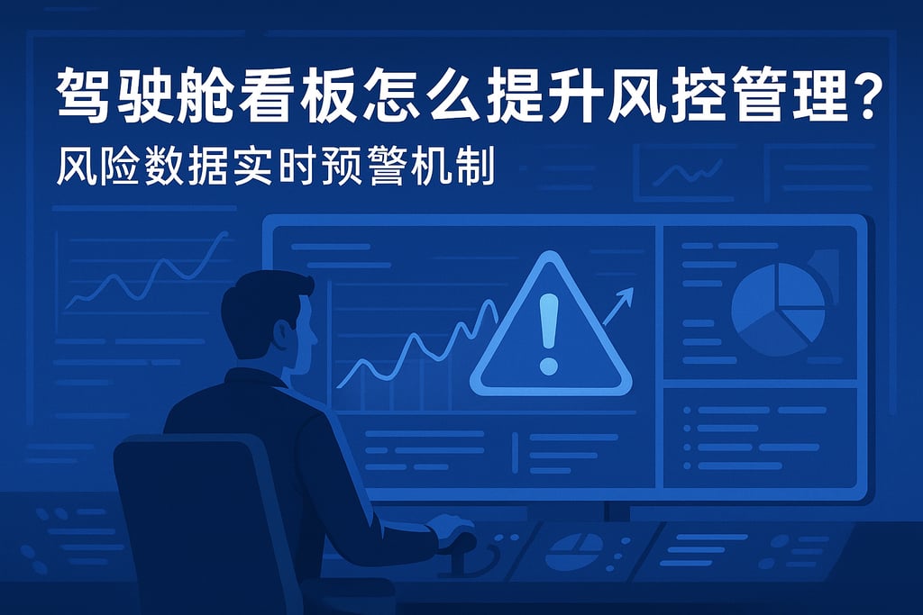 驾驶舱看板怎么提升风控管理？风险数据实时预警机制