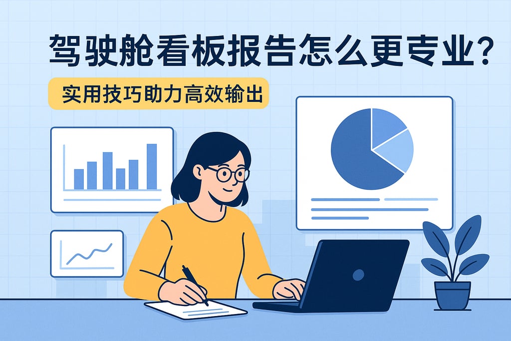驾驶舱看板报告怎么写更专业？实用技巧助力高效输出