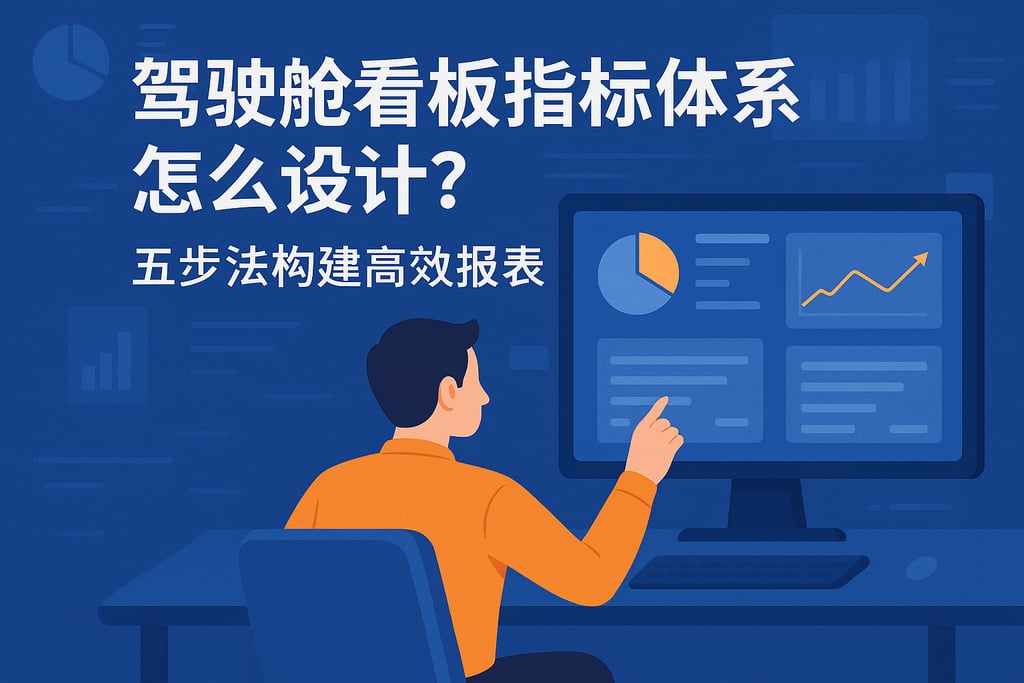 驾驶舱看板指标体系怎么设计？五步法构建高效报表