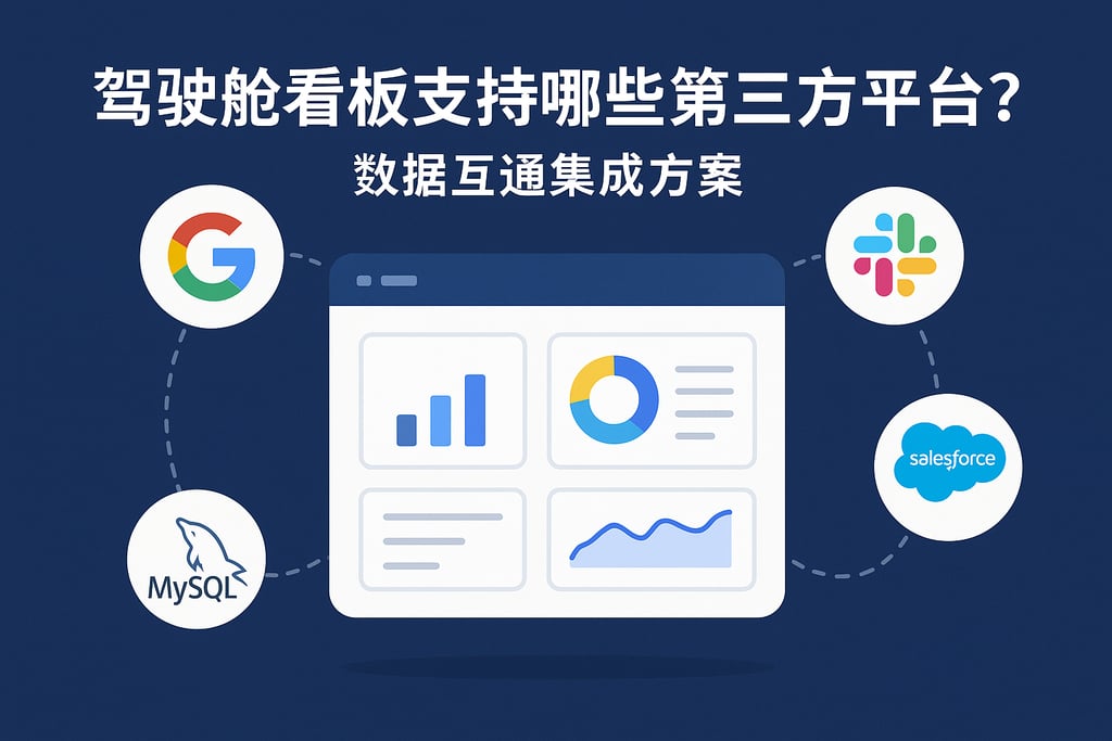 驾驶舱看板支持哪些第三方平台？数据互通集成方案