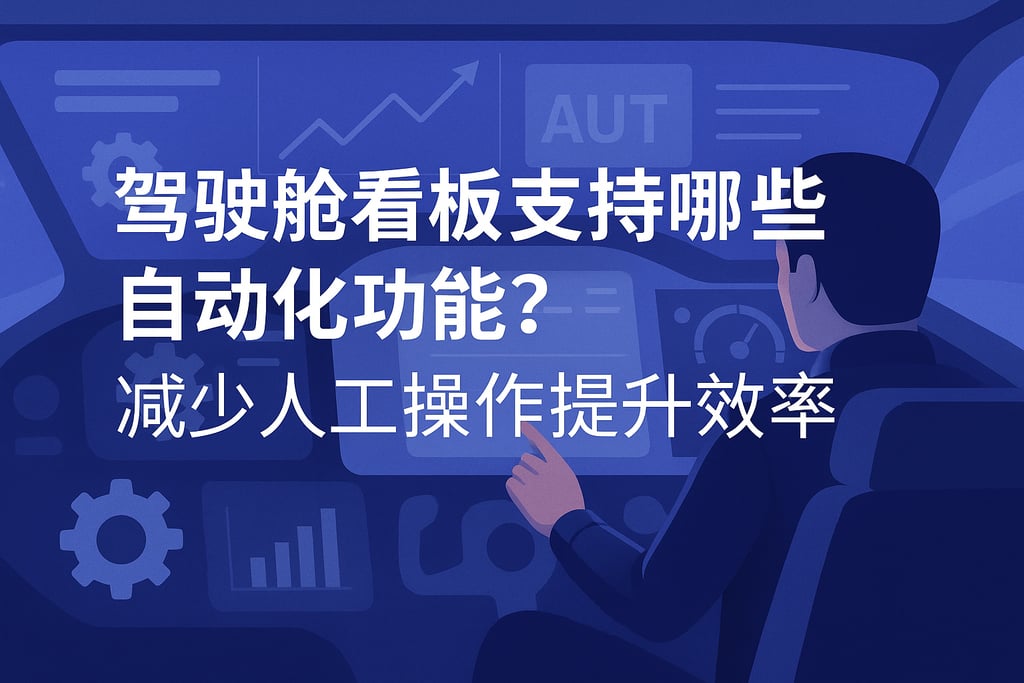 驾驶舱看板支持哪些自动化功能？减少人工操作提升效率