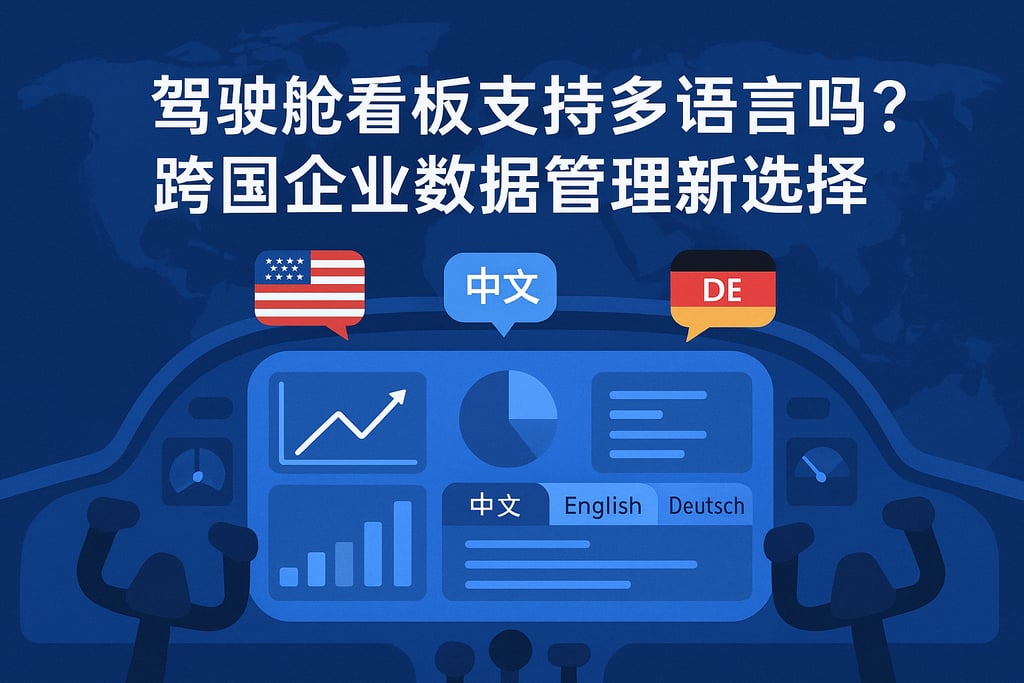 驾驶舱看板支持多语言吗？跨国企业数据管理新选择